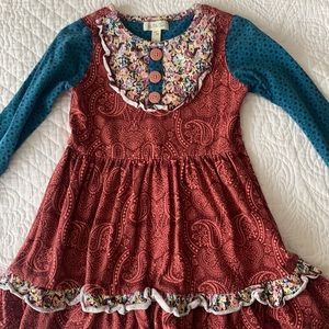 Matilda Jane Long Sleeve Dress Size 2